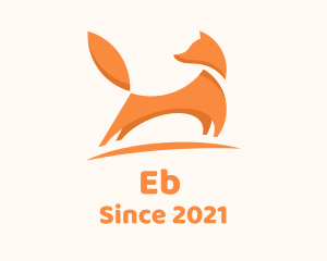 Modern Orange Fox  logo design