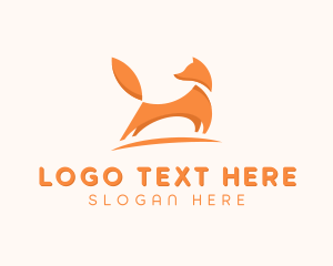 Orange - Modern Orange Fox logo design