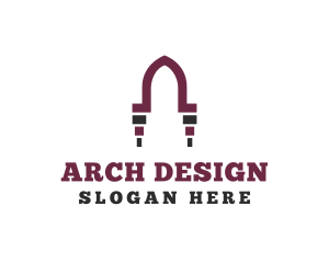 Arch - Arab Door Arch logo design