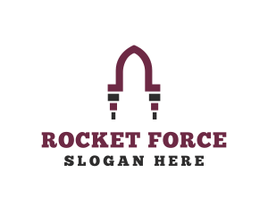 Missile - Arab Door Arch logo design