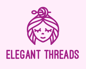 Couturier - Woman Handicraft Embroidery logo design