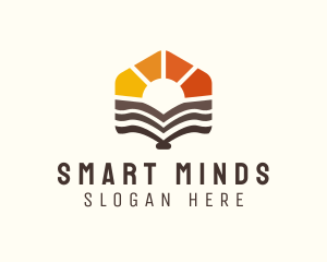 Sun Book Education logo design