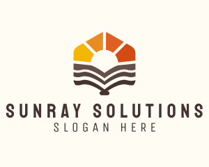 Sun Book Education logo design