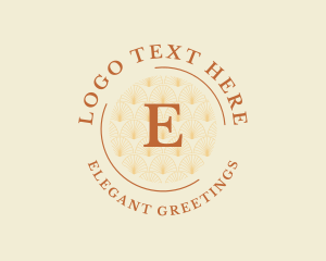 Elegant Floral Cosmetics Boutique logo design