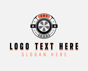 Wheels - Wrench Tire Automotive logo design