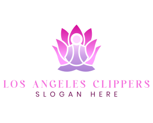 Yoga  Lotus Meditation Logo