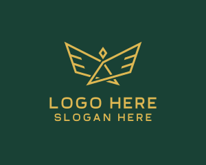 Luxe - Geometric Bird Business logo design