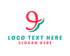 Number 9 - Meditation Therapy Brand logo design