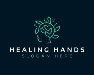 Mental Health Wellness Healing logo design