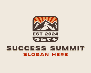 Mountain Summit Adventure logo design