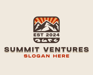 Mountain Summit Adventure logo design