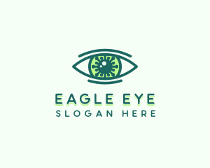 Eye Virus Optometry  logo design