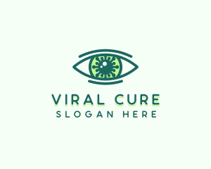 Disease - Eye Virus Optometry logo design