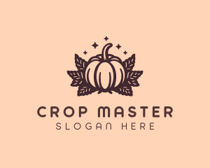 Farm Harvest Pumpkin logo design