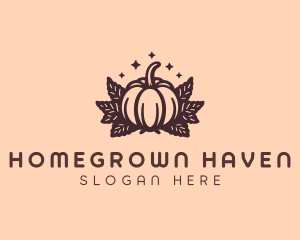 Farm Harvest Pumpkin logo design