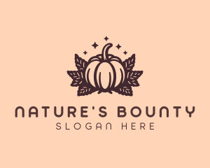 Harvesting - Farm Harvest Pumpkin logo design