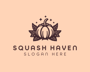 Farm Harvest Pumpkin logo design