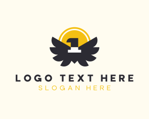 Logistics Service - Bird Coin Number 1 logo design