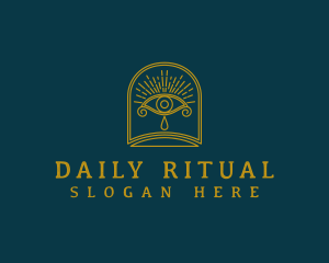 Spiritual Tarot Eye logo design