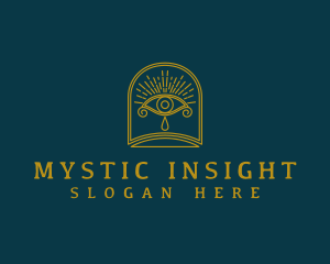 Spiritual Tarot Eye logo design