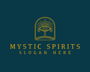 Spiritual Tarot Eye logo design