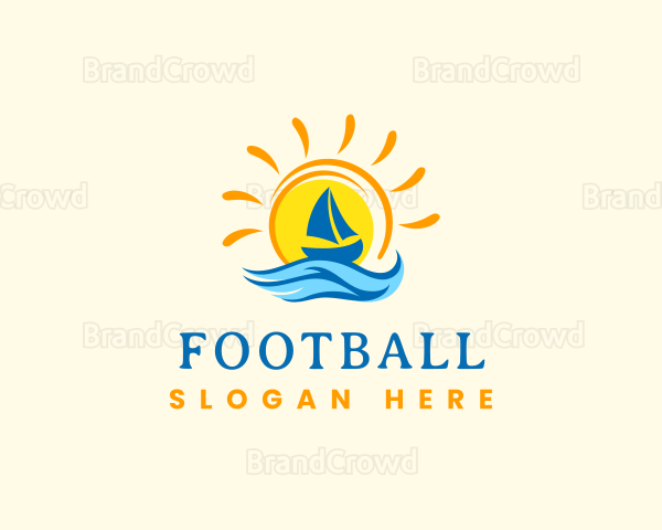 Tropical Sun Boat Logo
