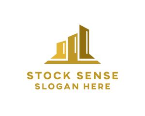 Stocks - Stocks Finance Chart logo design