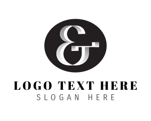 Lettering - Upscale Ampersand Symbol logo design