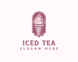 Sweet Ice Cream Dessert logo design