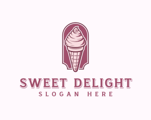 Sweet Ice Cream Dessert logo design