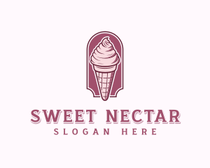 Sweet Ice Cream Dessert logo design