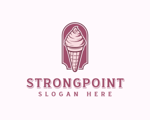 Dessert - Sweet Ice Cream Dessert logo design