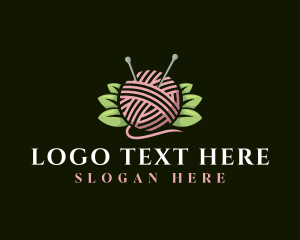 Handcrafter - Yarn Weaving Embroidery logo design