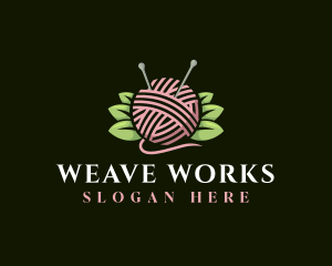 Yarn Weaving Embroidery logo design