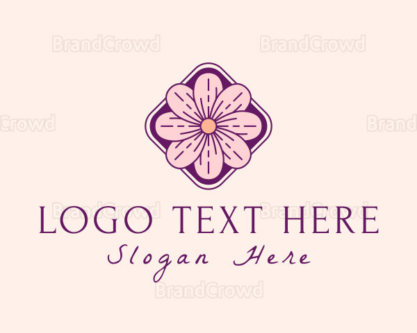 Flower Garden Petals Logo