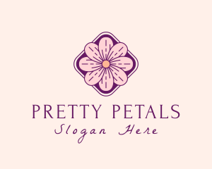 Flower Garden Petals  logo design