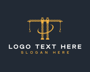 Industrial Crane Construction Logo