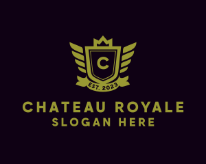 Royal Crown Shield logo design