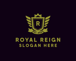 Royal Crown Shield logo design