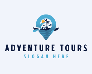 Tour - Tour Kayak Traveler logo design