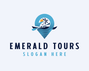 Tour Kayak Traveler logo design