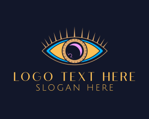 Fortune Teller - Astral Cosmic Eye logo design