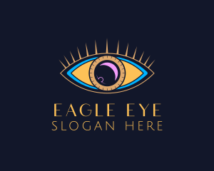 Astral Cosmic Eye logo design