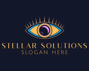 Astral Cosmic Eye logo design