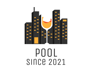 Drink - Cityscape Bar logo design