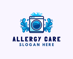 Laundry Washing Machine logo design