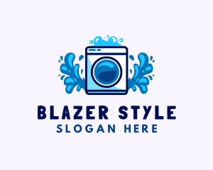 Laundry Washing Machine logo design