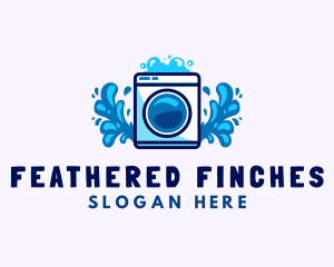 Laundry Washing Machine logo design