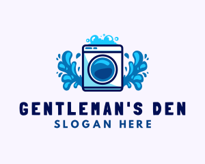 Laundry Washing Machine logo design