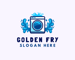 Laundry Washing Machine logo design